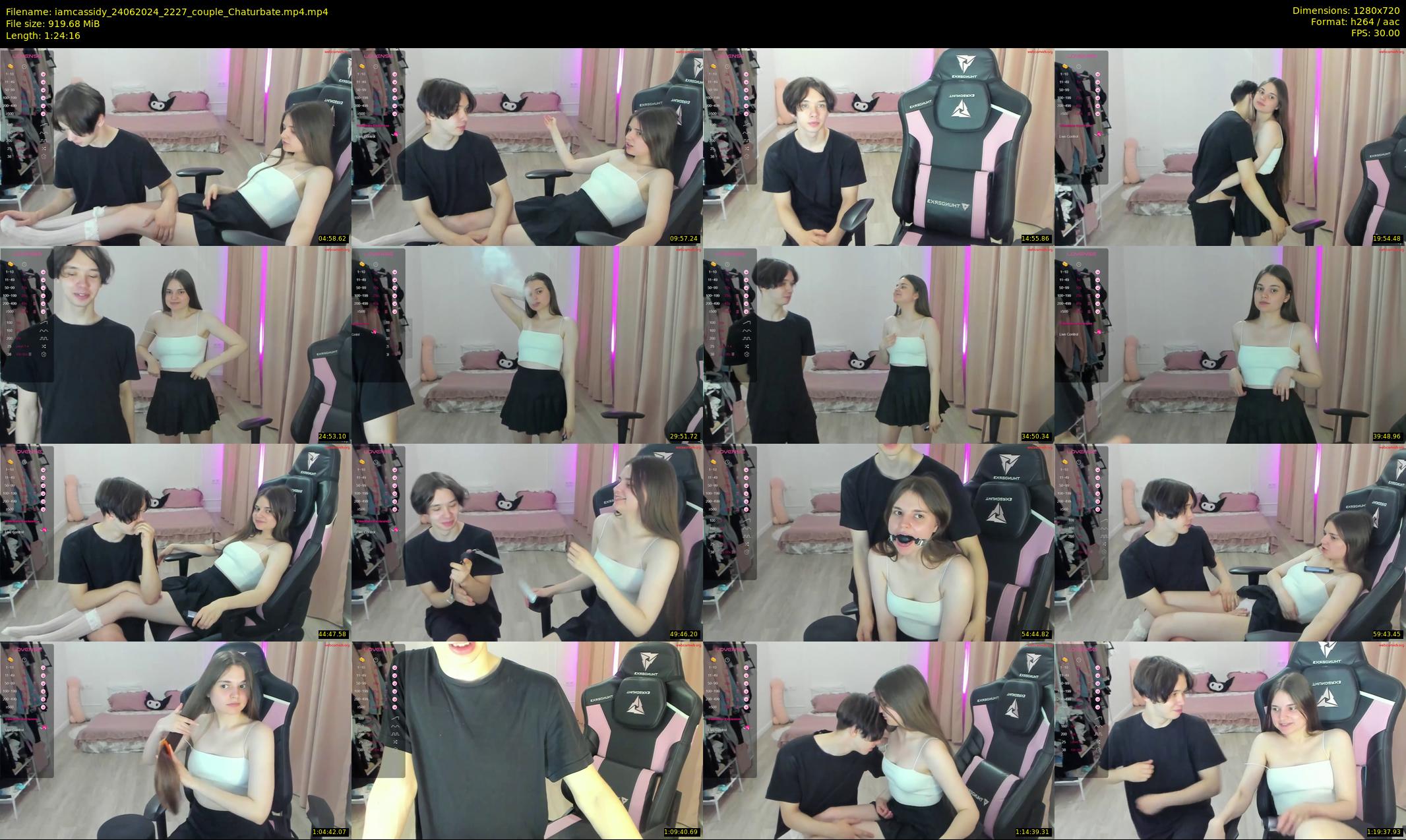 iamcassidy — 85 minute Chaturbate female cam show recording, 720p, Jun 24, 2024