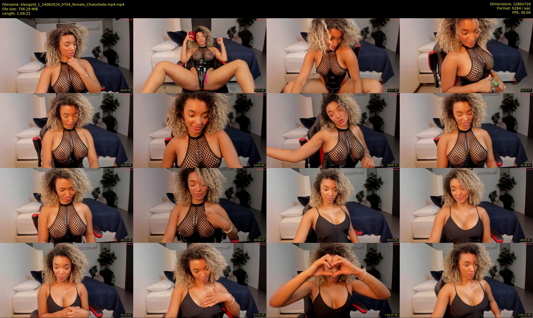kleogold_1 — 70 minute Chaturbate female cam show recording, 720p, Jun 24, 2024
