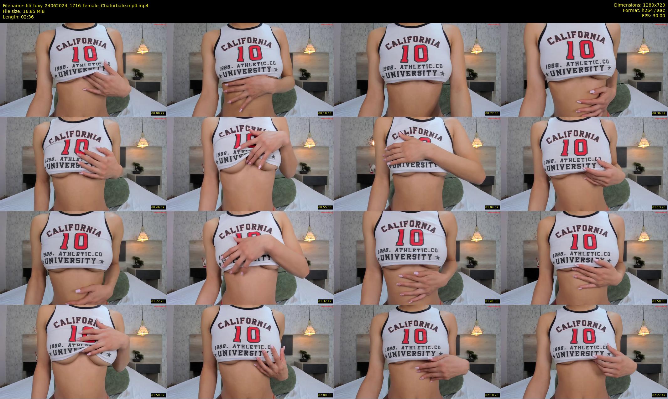 lili_foxy — 3 minute Chaturbate female cam show recording, 720p, Jun 24, 2024