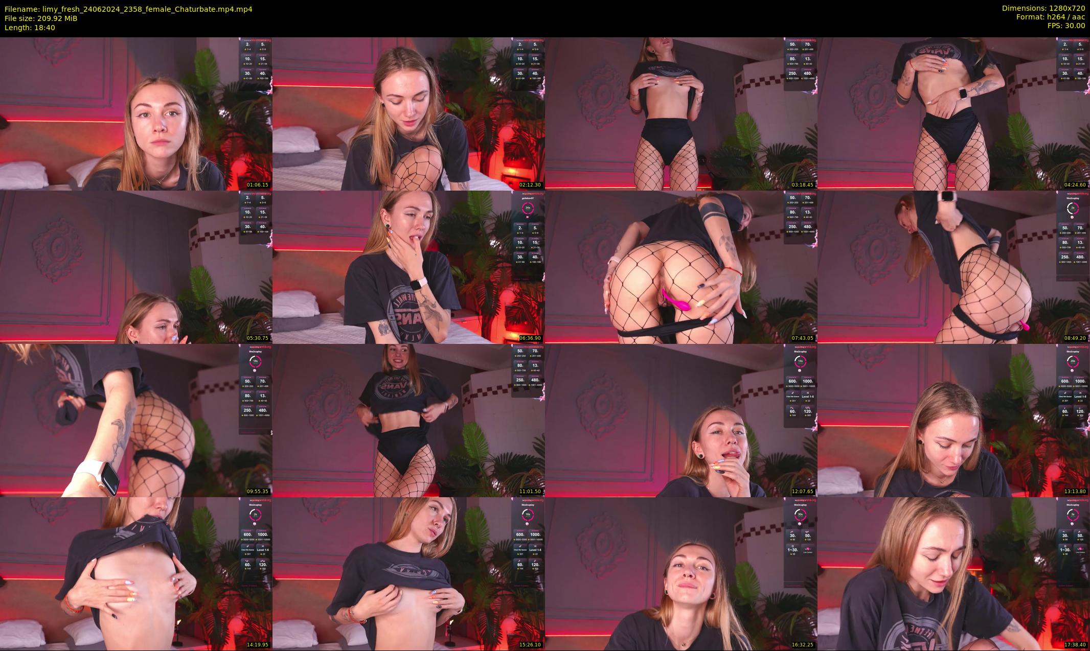 limy_fresh — 19 minute Chaturbate female cam show recording, 720p, Jun 24, 2024