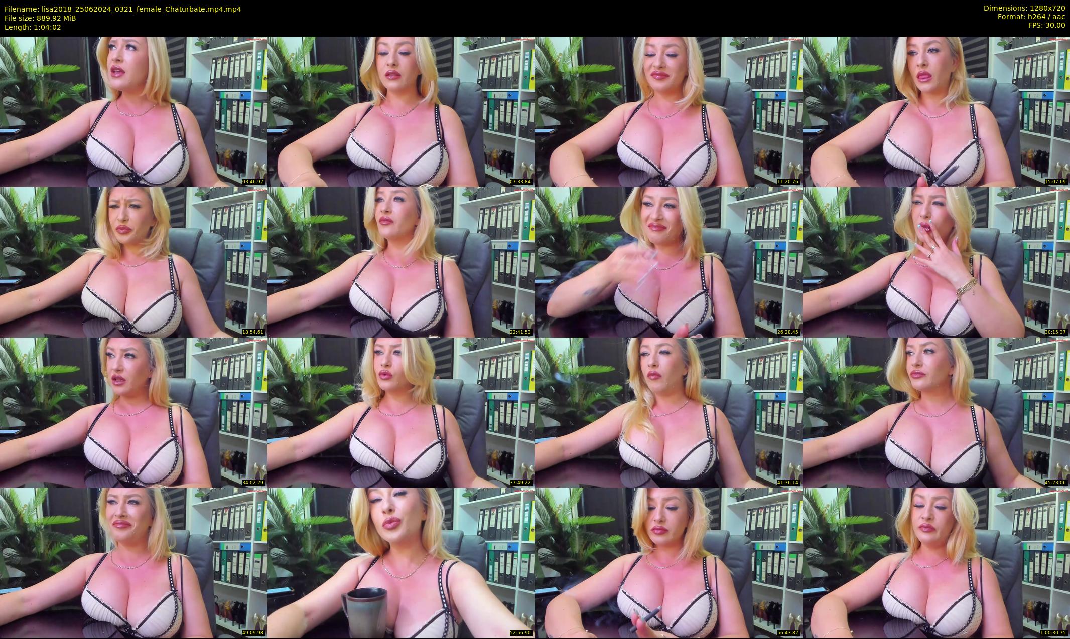 lisa2018 — 65 minute Chaturbate female cam show recording, 720p, Jun 25, 2024