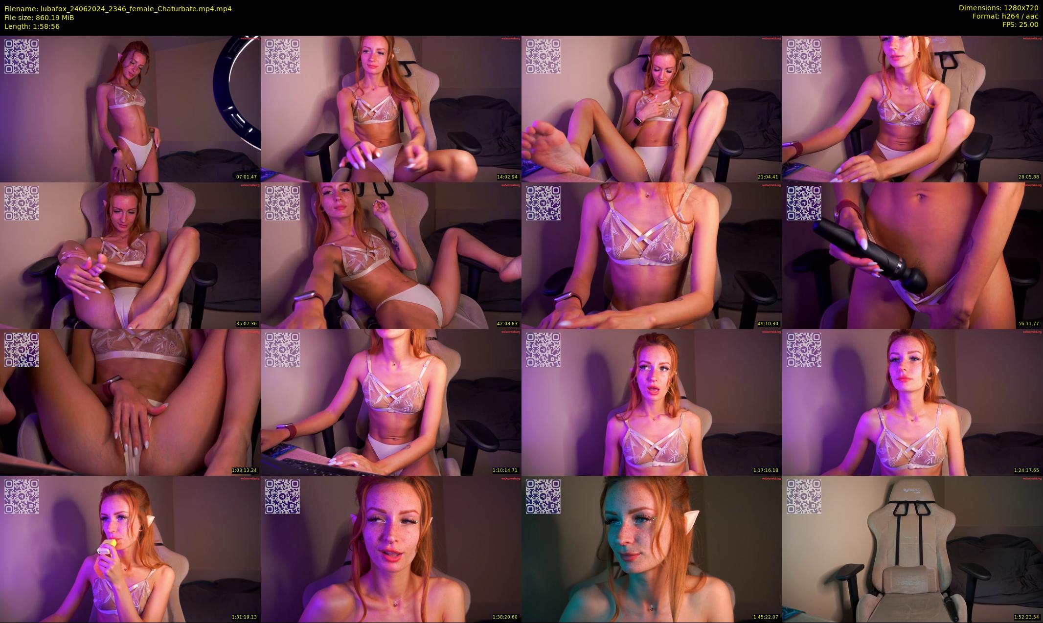 lubafox — 119 minute Chaturbate female cam show recording, 720p, Jun 24, 2024