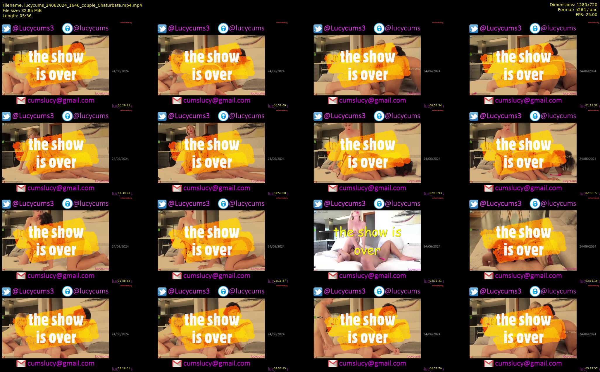 lucycums — 6 minute Chaturbate couple cam show recording, 720p, Jun 24, 2024