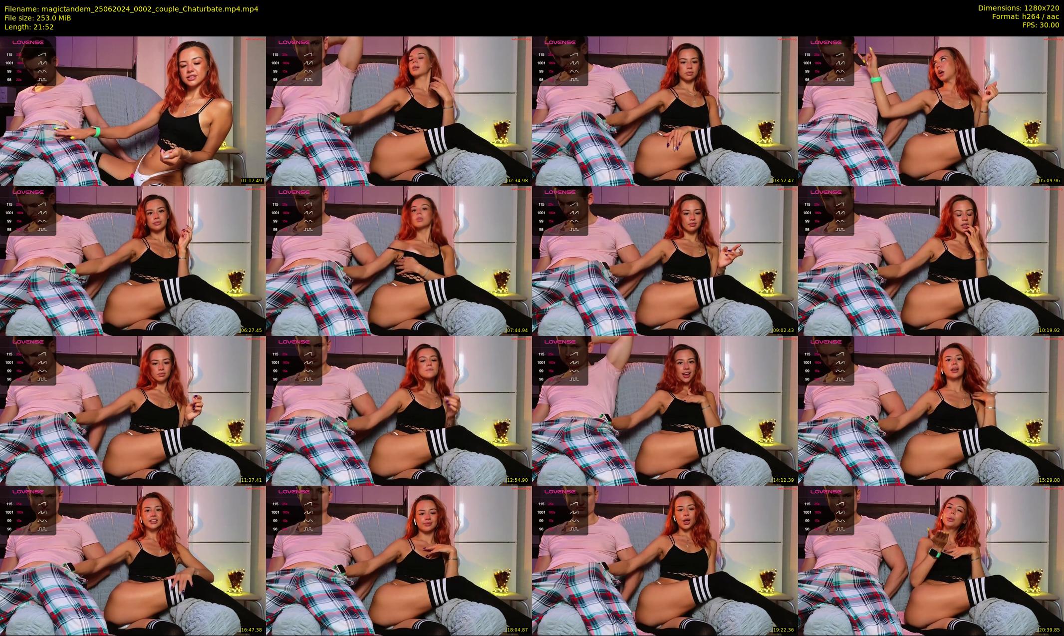 magictandem — 22 minute Chaturbate couple cam show recording, 720p, Jun 25, 2024