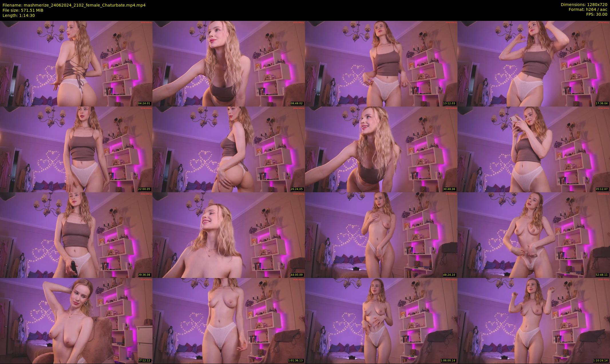 mashmerize — 75 minute Chaturbate female cam show recording, 720p, Jun 24, 2024
