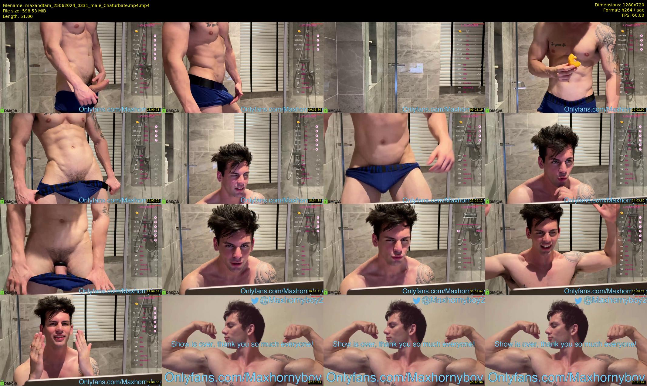 maxandtam — 51 minute Chaturbate couple cam show recording, 720p, Jun 25, 2024
