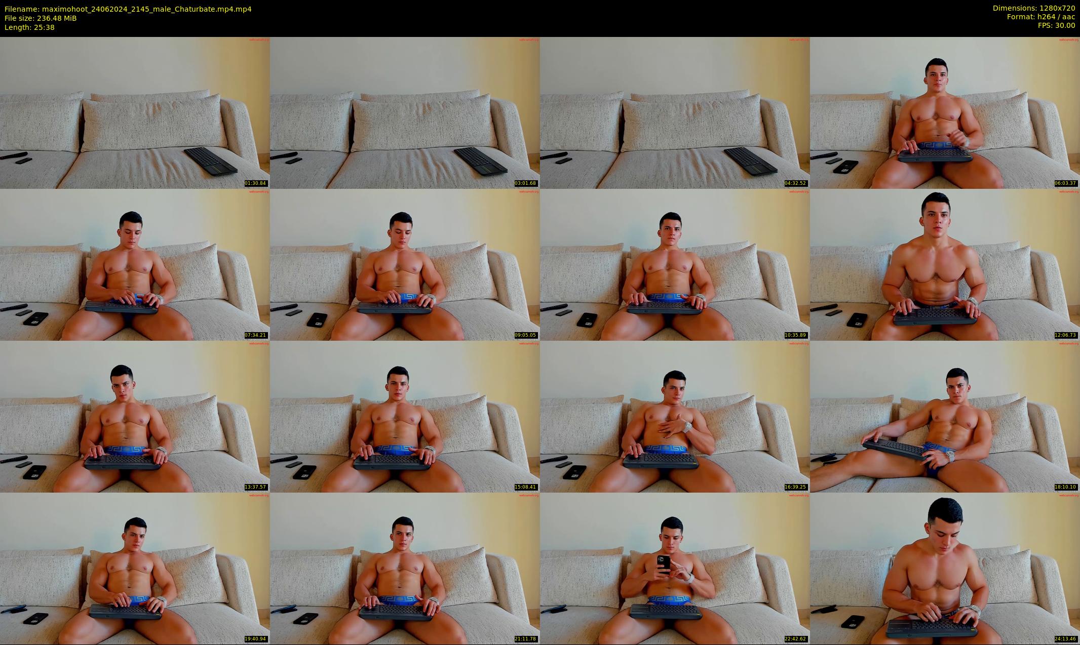 maximohoot — 26 minute Chaturbate male cam show recording, 720p, Jun 24, 2024