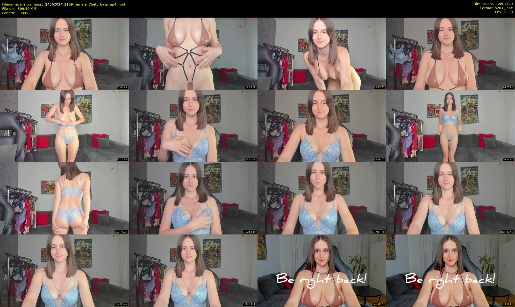 melon_mussy — 120 minute Chaturbate female cam show recording, 720p, Jun 24, 2024