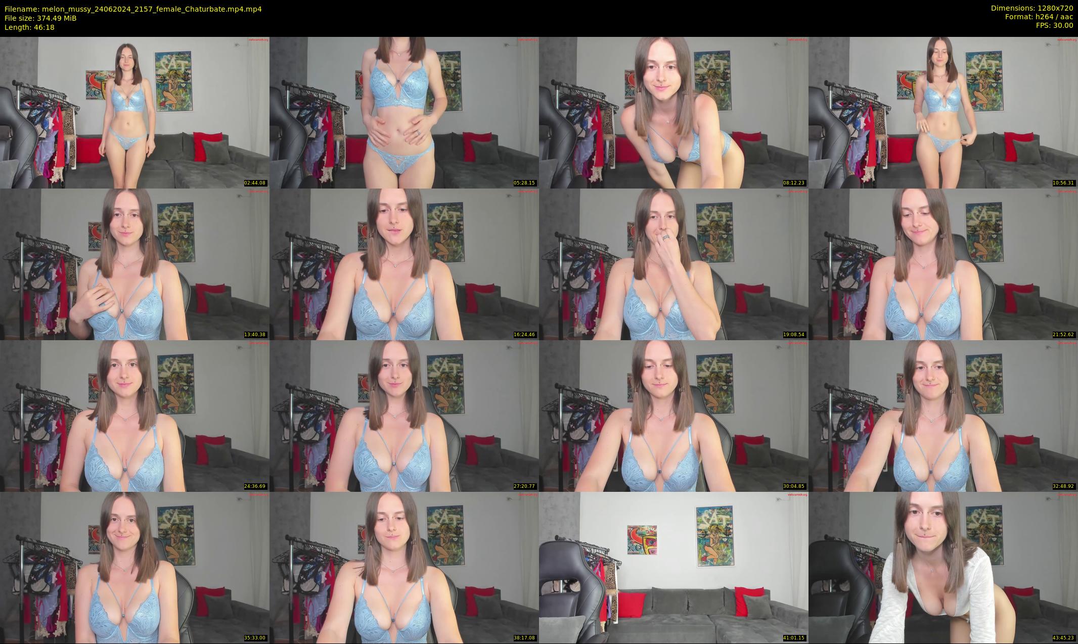 melon_mussy — 47 minute Chaturbate female cam show recording, 720p, Jun 24, 2024