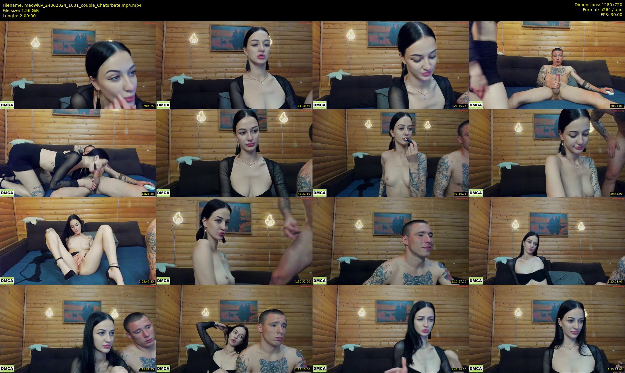 meowluv — 120 minute Chaturbate couple cam show recording, 720p, Jun 24, 2024