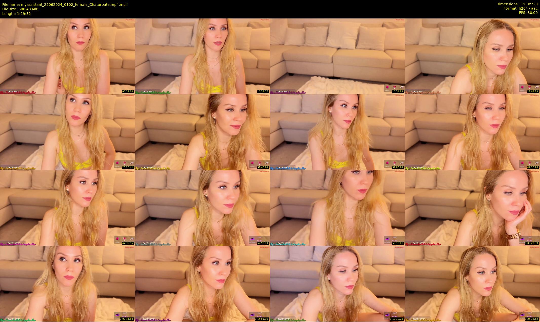 myassistant — 90 minute Chaturbate female cam show recording, 720p, Jun 25, 2024