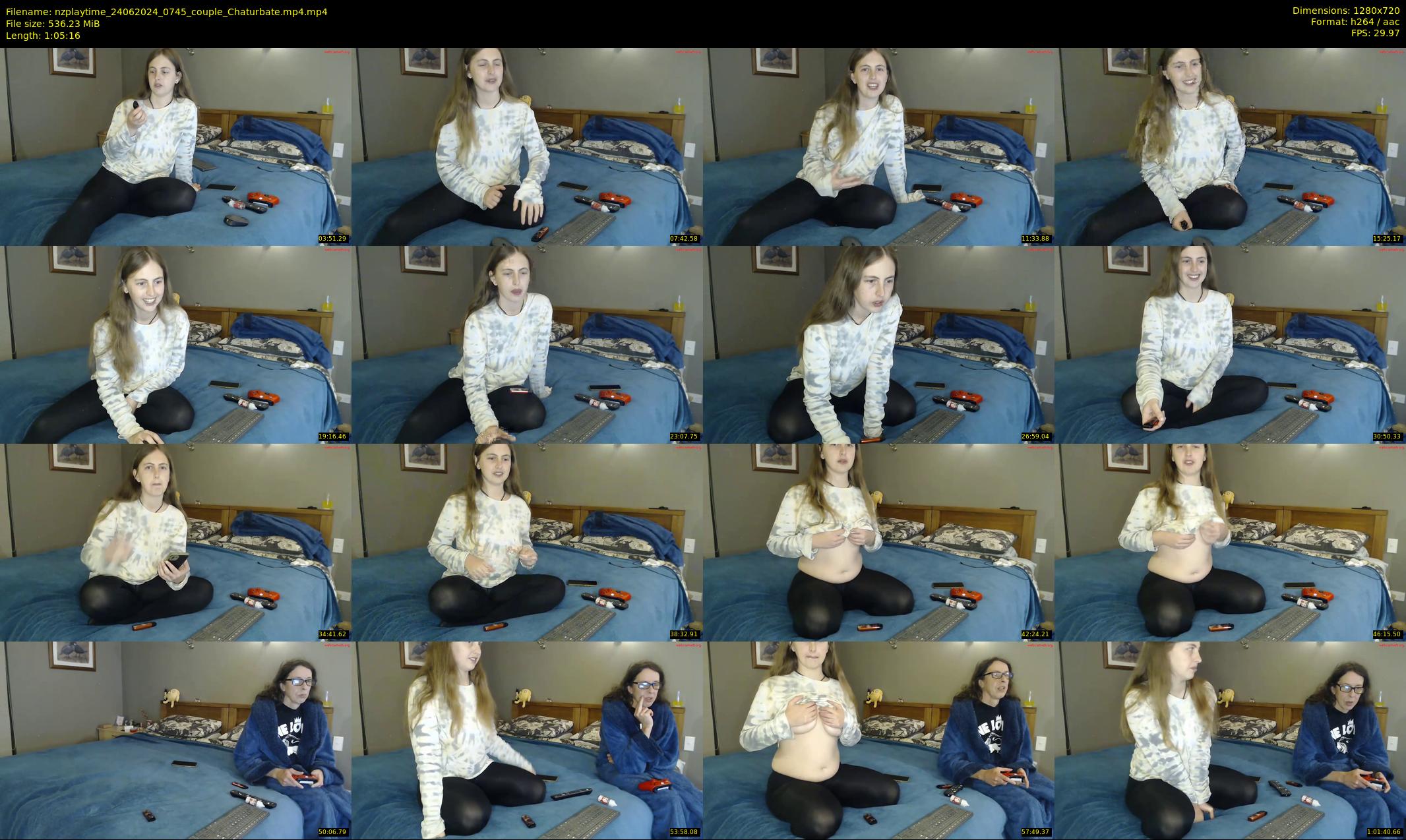 nzplaytime — 66 minute Chaturbate couple cam show recording, 720p, Jun 24, 2024