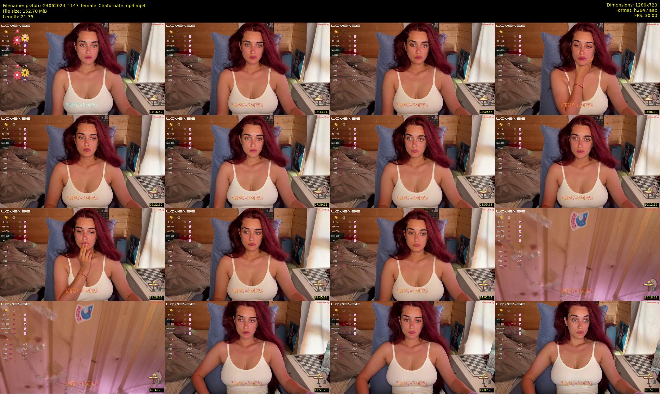 ps4pro — 22 minute Chaturbate female cam show recording, 720p, Jun 24, 2024