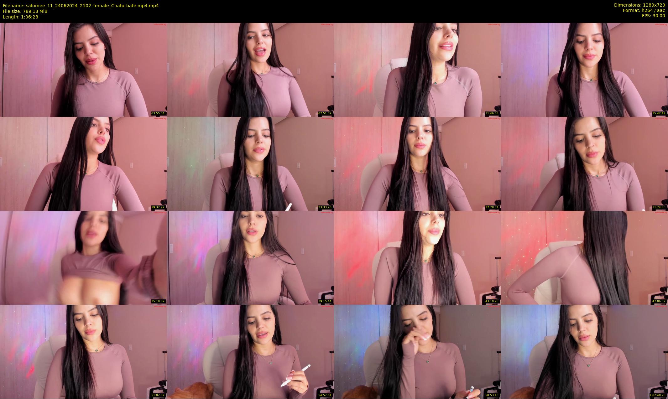 salomee_11 — 67 minute Chaturbate female cam show recording, 720p, Jun 24, 2024