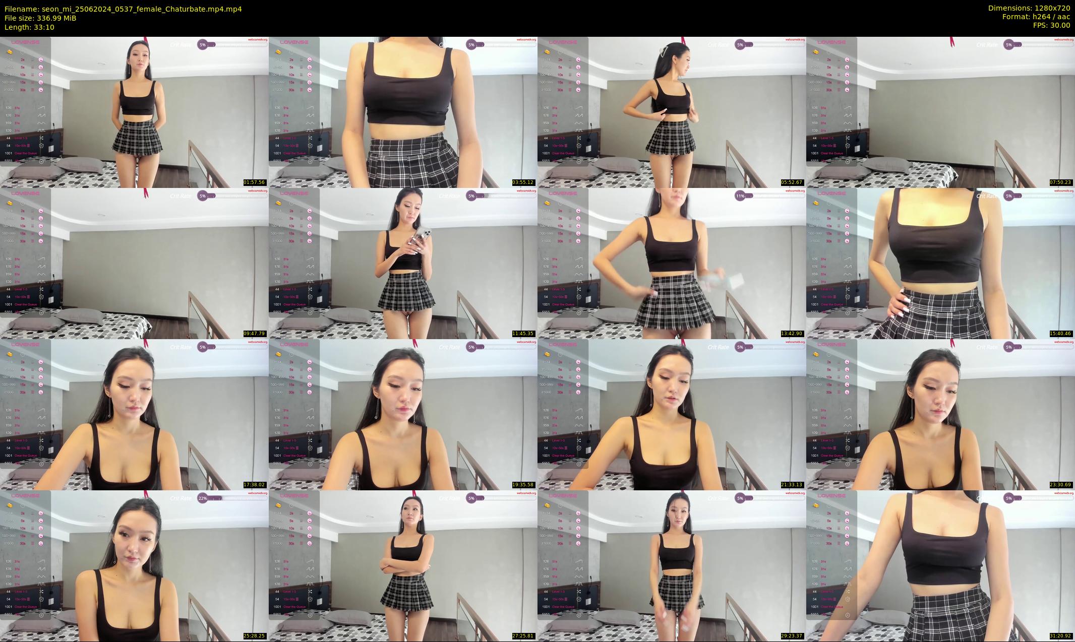 seon_mi — 34 minute Chaturbate female cam show recording, 720p, Jun 25, 2024