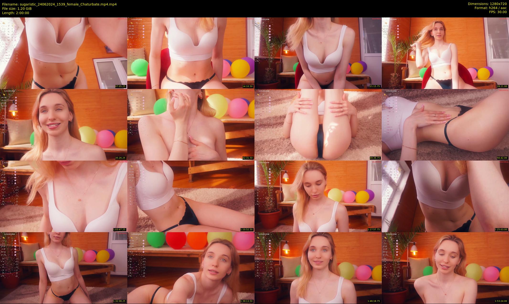 sugaristic — 120 minute Chaturbate female cam show recording, 720p, Jun 24, 2024