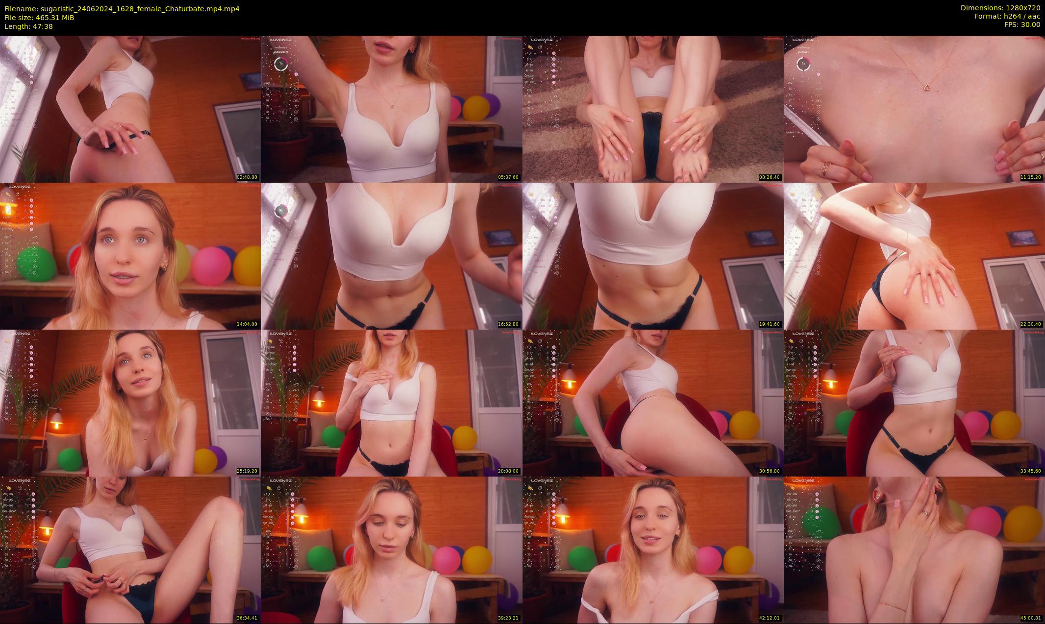 sugaristic — 48 minute Chaturbate female cam show recording, 720p, Jun 24, 2024