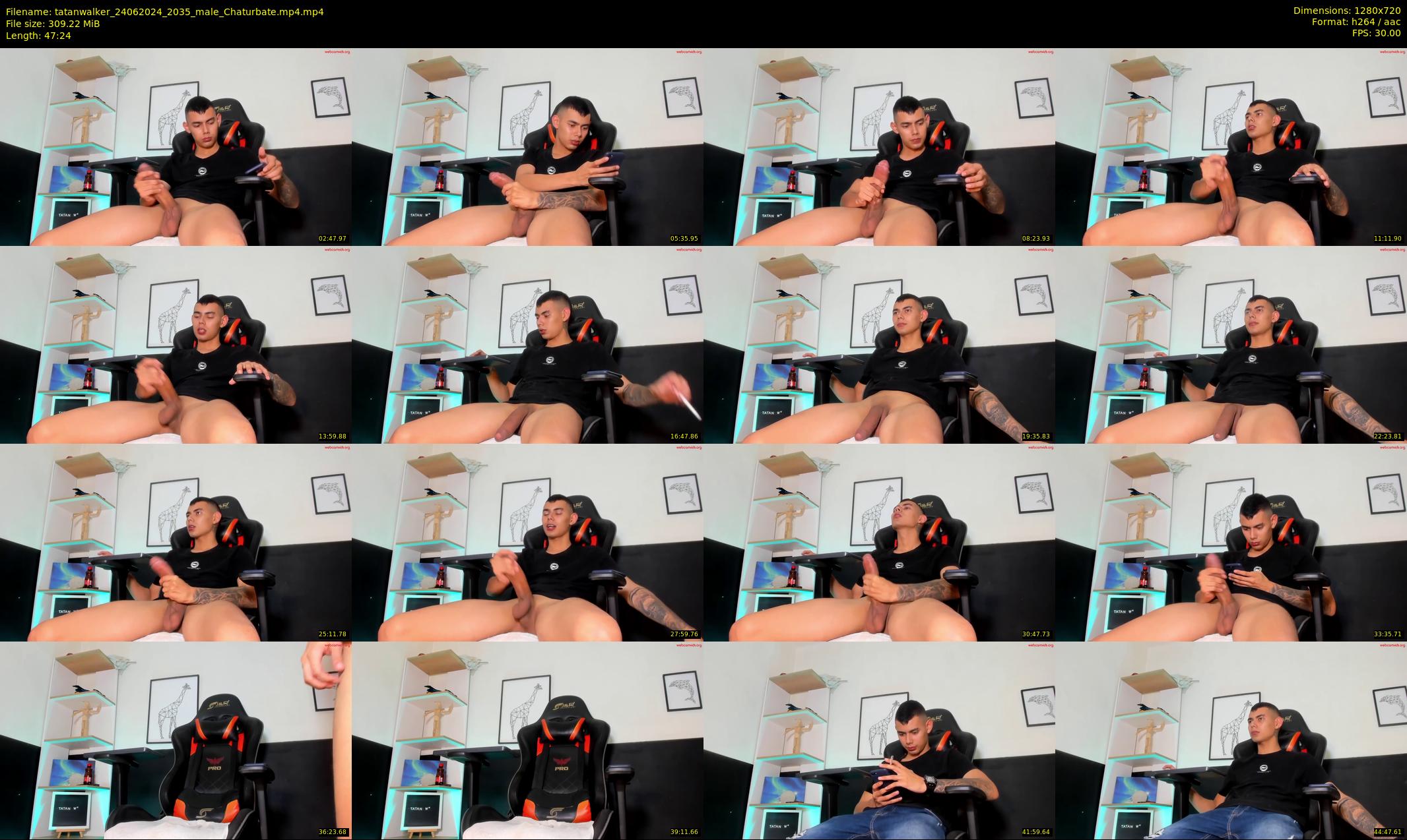 tatanwalker — 48 minute Chaturbate male cam show recording, 720p, Jun 24, 2024