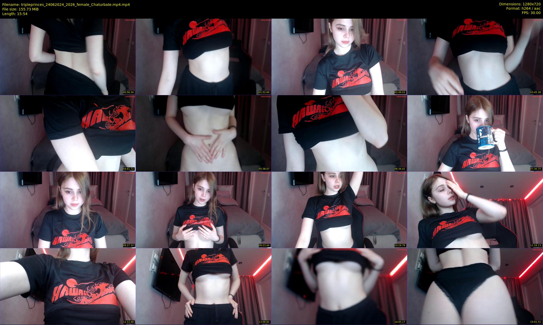 tripleprinces — 16 minute Chaturbate female cam show recording, 720p, Jun 24, 2024