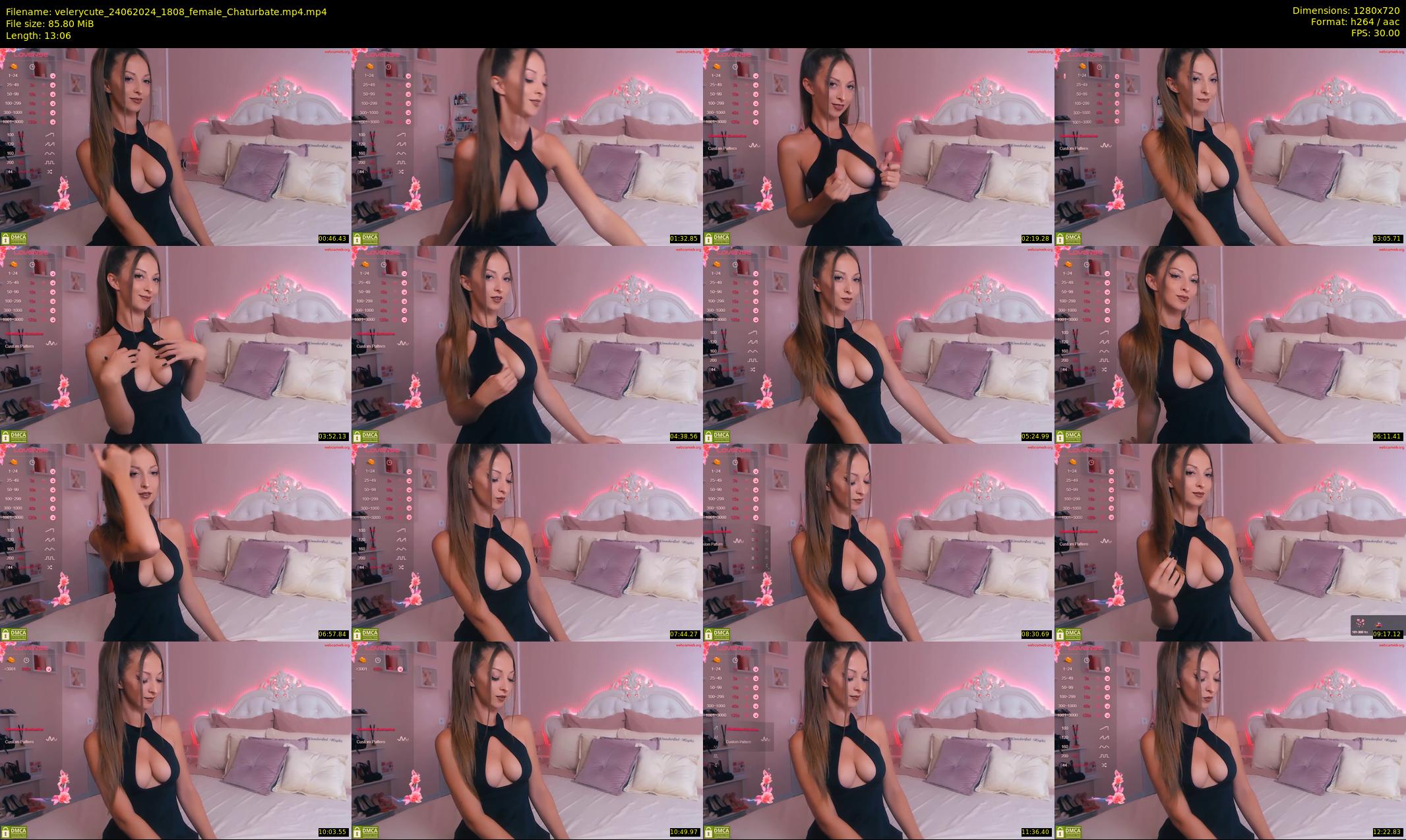 velerycute — 14 minute Chaturbate female cam show recording, 720p, Jun 24, 2024