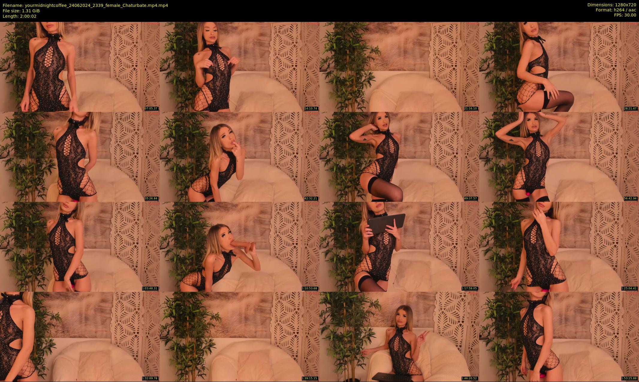 yourmidnightcoffee — 121 minute Chaturbate female cam show recording, 720p, Jun 24, 2024