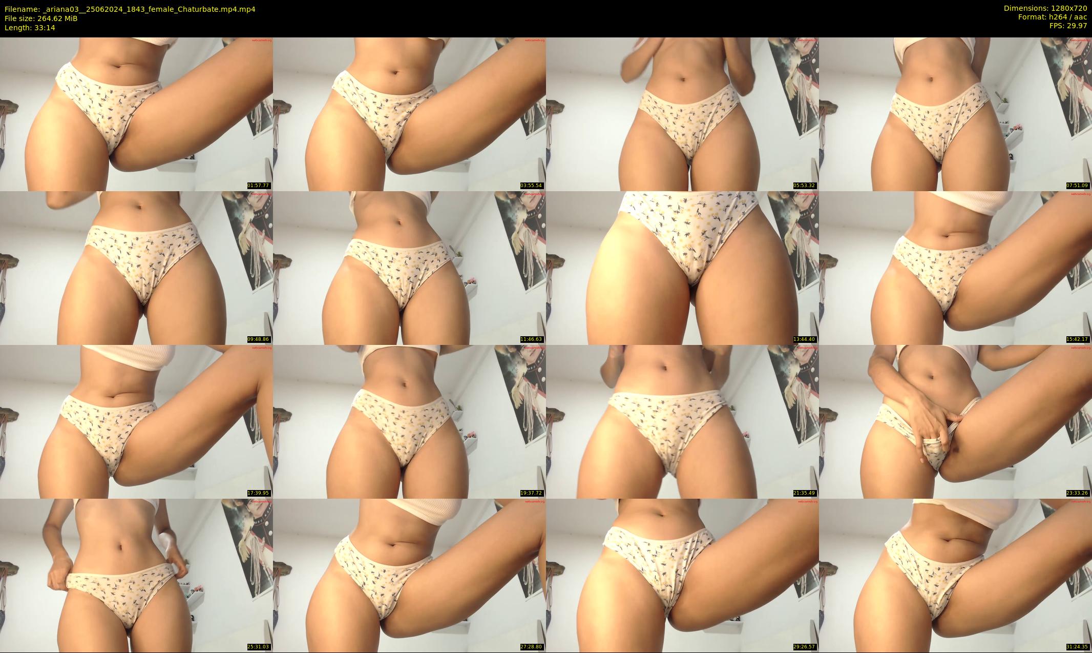 _ariana03_ — 34 minute Chaturbate female cam show recording, 720p, Jun 25, 2024