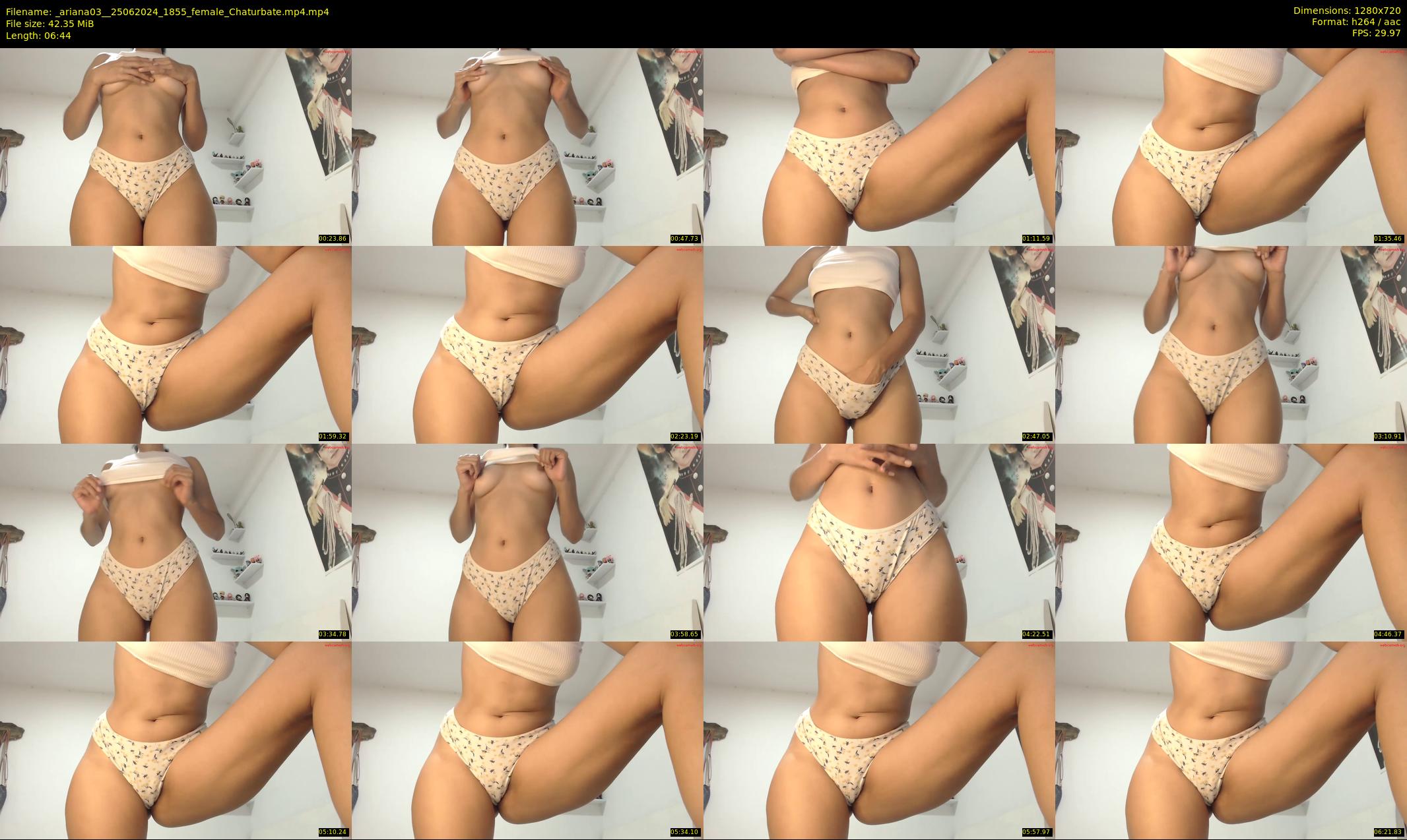 _ariana03_ — 7 minute Chaturbate female cam show recording, 720p, Jun 25, 2024