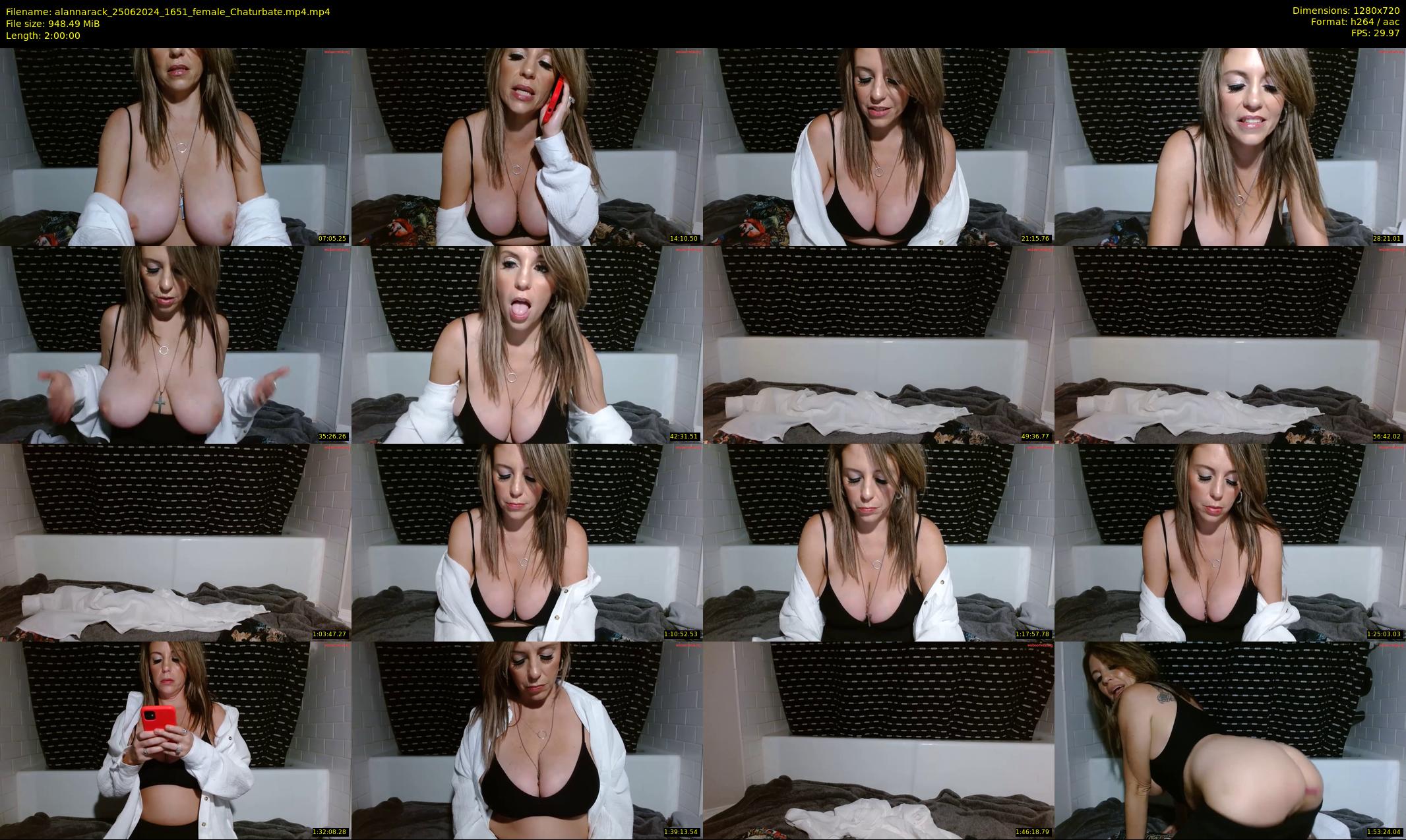 alannarack — 120 minute Chaturbate female cam show recording, 720p, Jun 25, 2024