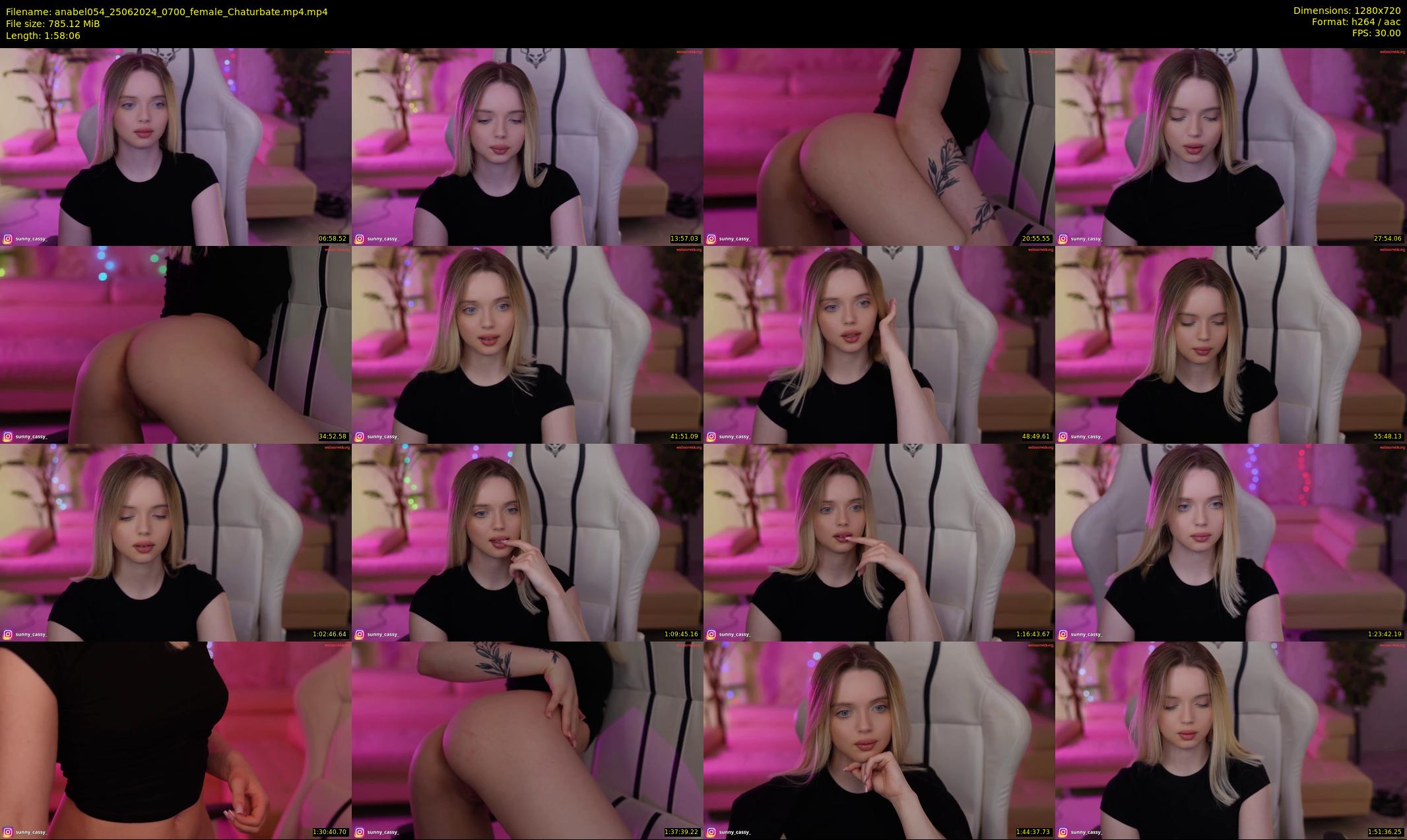 anabel054 — 119 minute Chaturbate female cam show recording, 720p, Jun 25, 2024