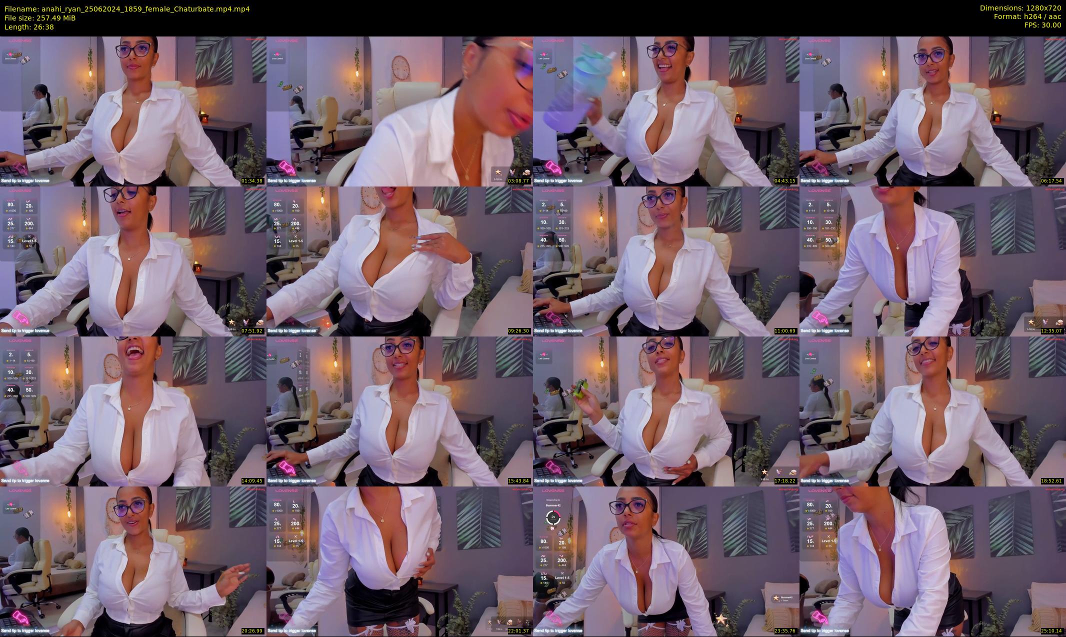 anahi_ryan — 27 minute Chaturbate female cam show recording, 720p, Jun 25, 2024