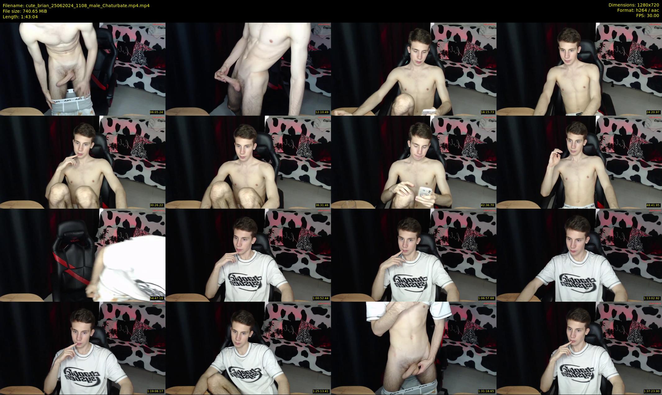 cute_brian — 104 minute Chaturbate male cam show recording, 720p, Jun 25, 2024