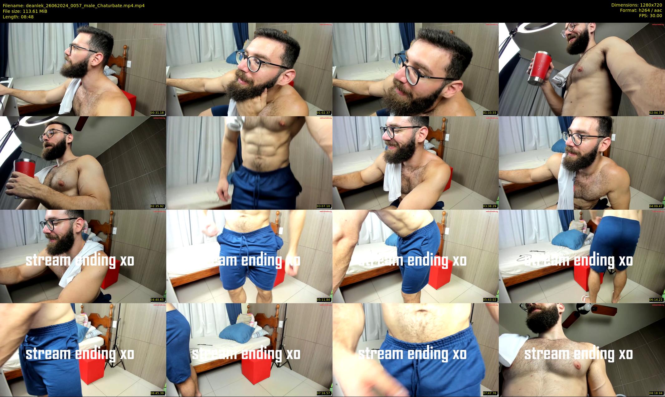 deanlek — 9 minute Chaturbate male cam show recording, 720p, Jun 26, 2024