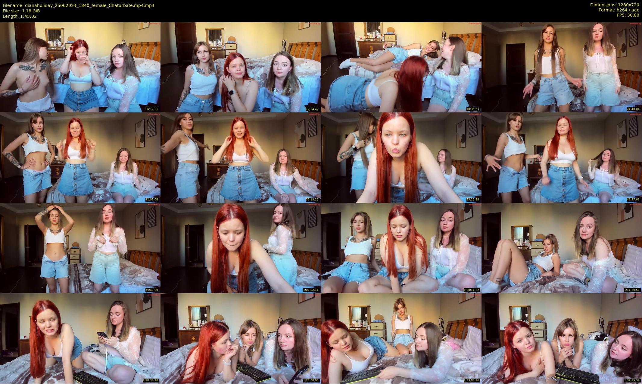 dianaholiday — 106 minute Chaturbate female cam show recording, 720p, Jun 25, 2024