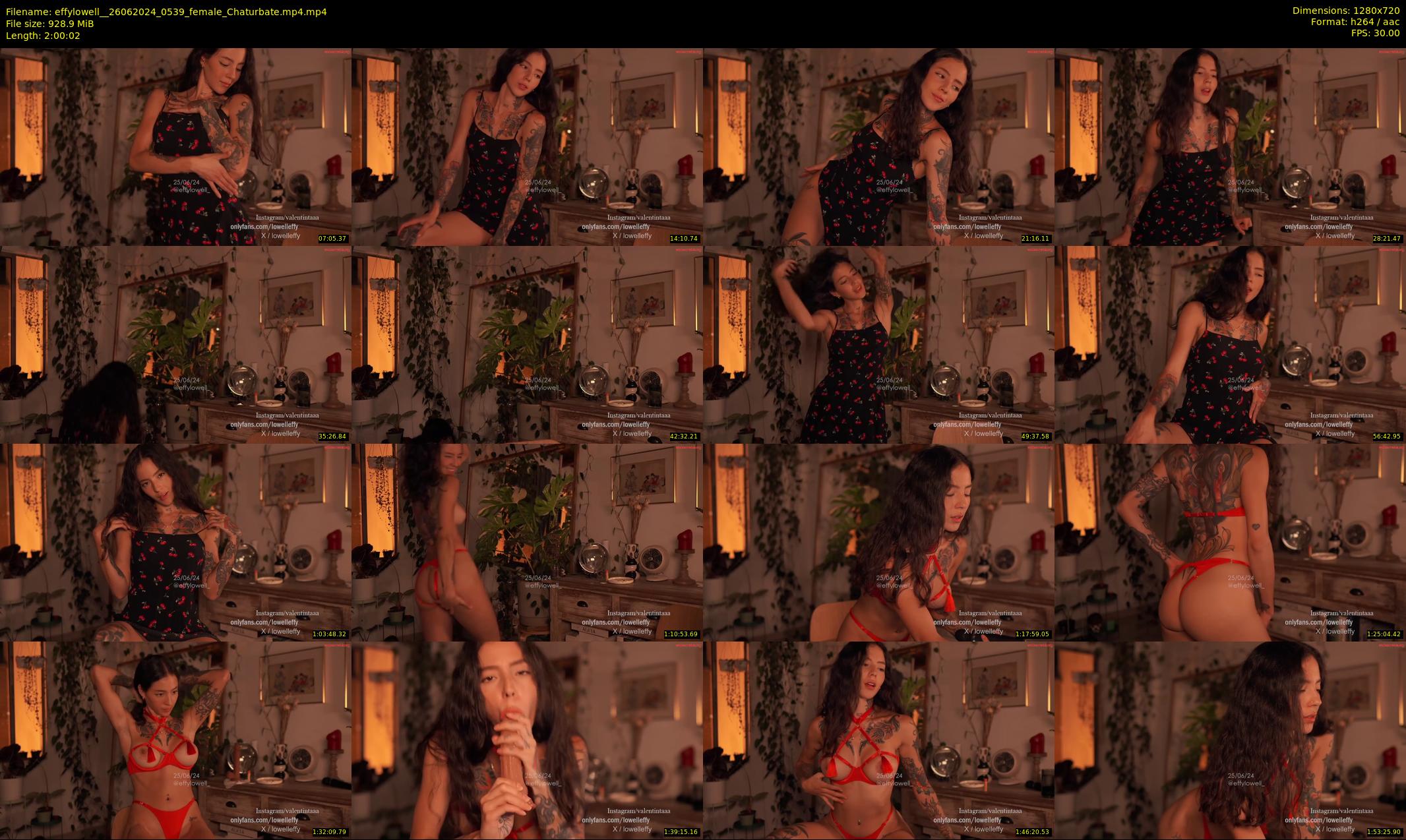 effylowell_ — 121 minute Chaturbate female cam show recording, 720p, Jun 26, 2024