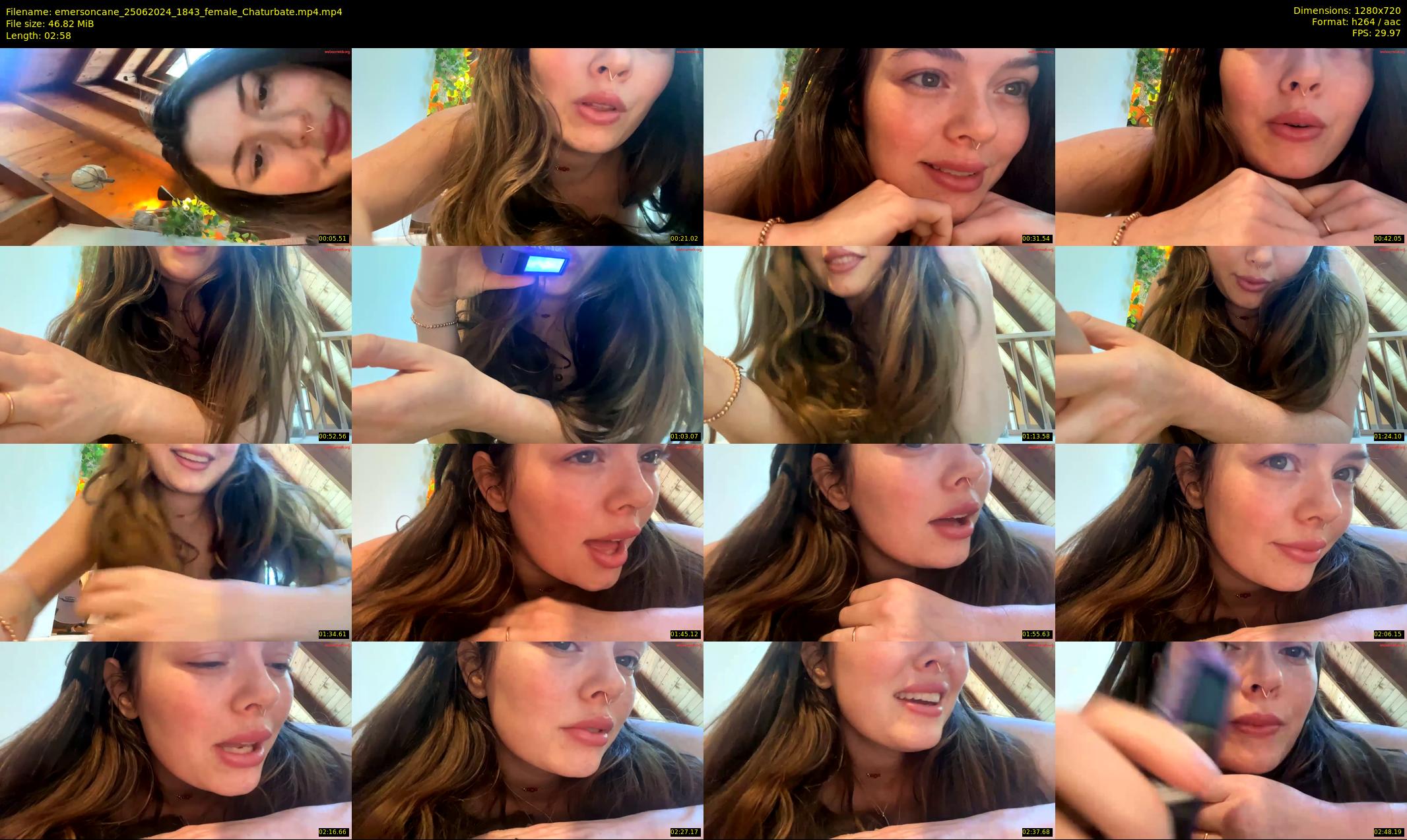 emersoncane — 3 minute Chaturbate female cam show recording, 720p, Jun 25, 2024
