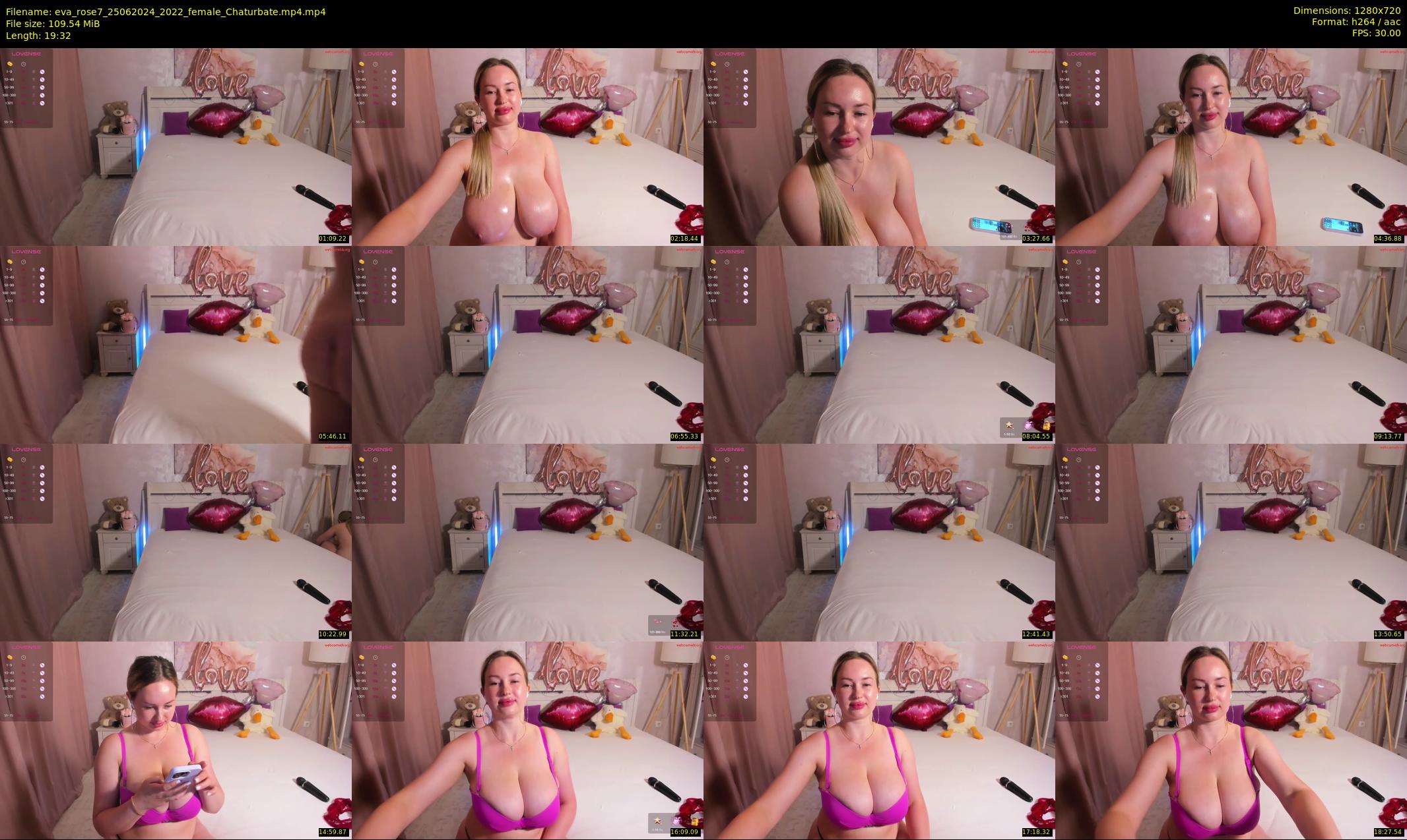 eva_rose7 — 20 minute Chaturbate female cam show recording, 720p, Jun 25, 2024