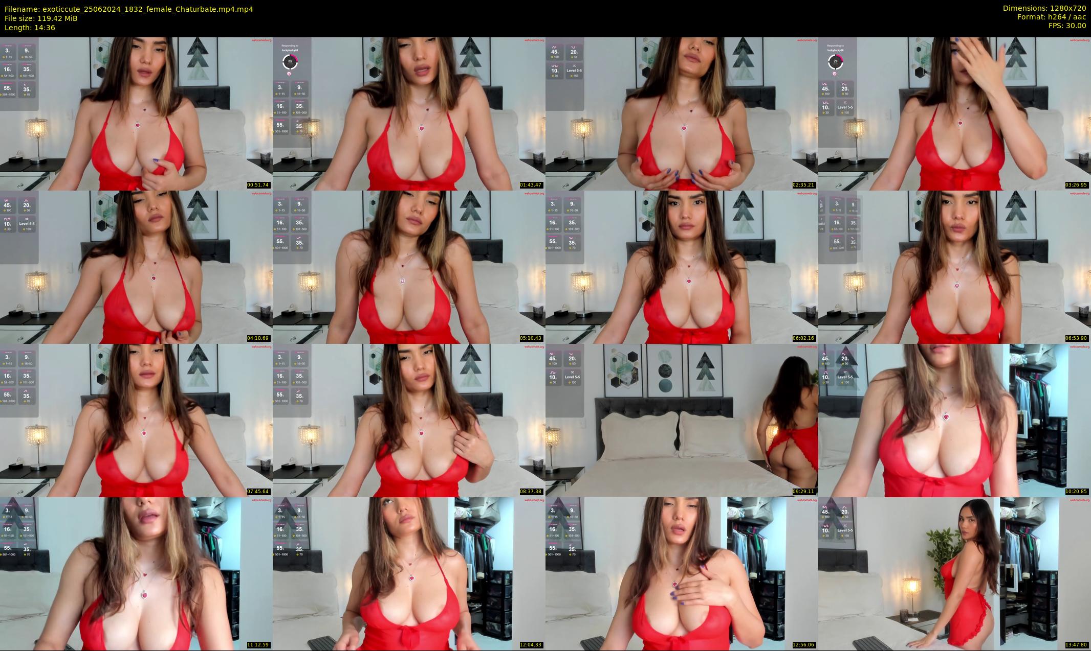 exoticcute — 15 minute Chaturbate female cam show recording, 720p, Jun 25, 2024