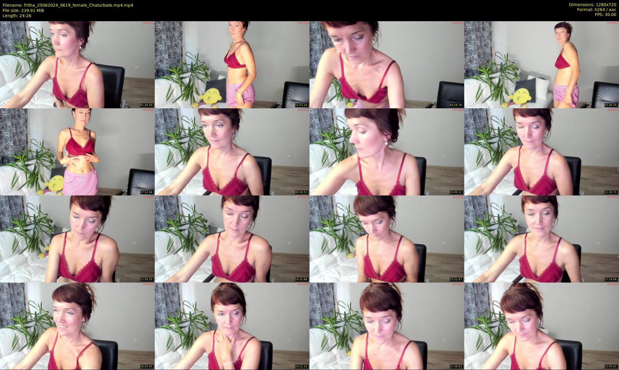 fritha — 25 minute Chaturbate female cam show recording, 720p, Jun 25, 2024