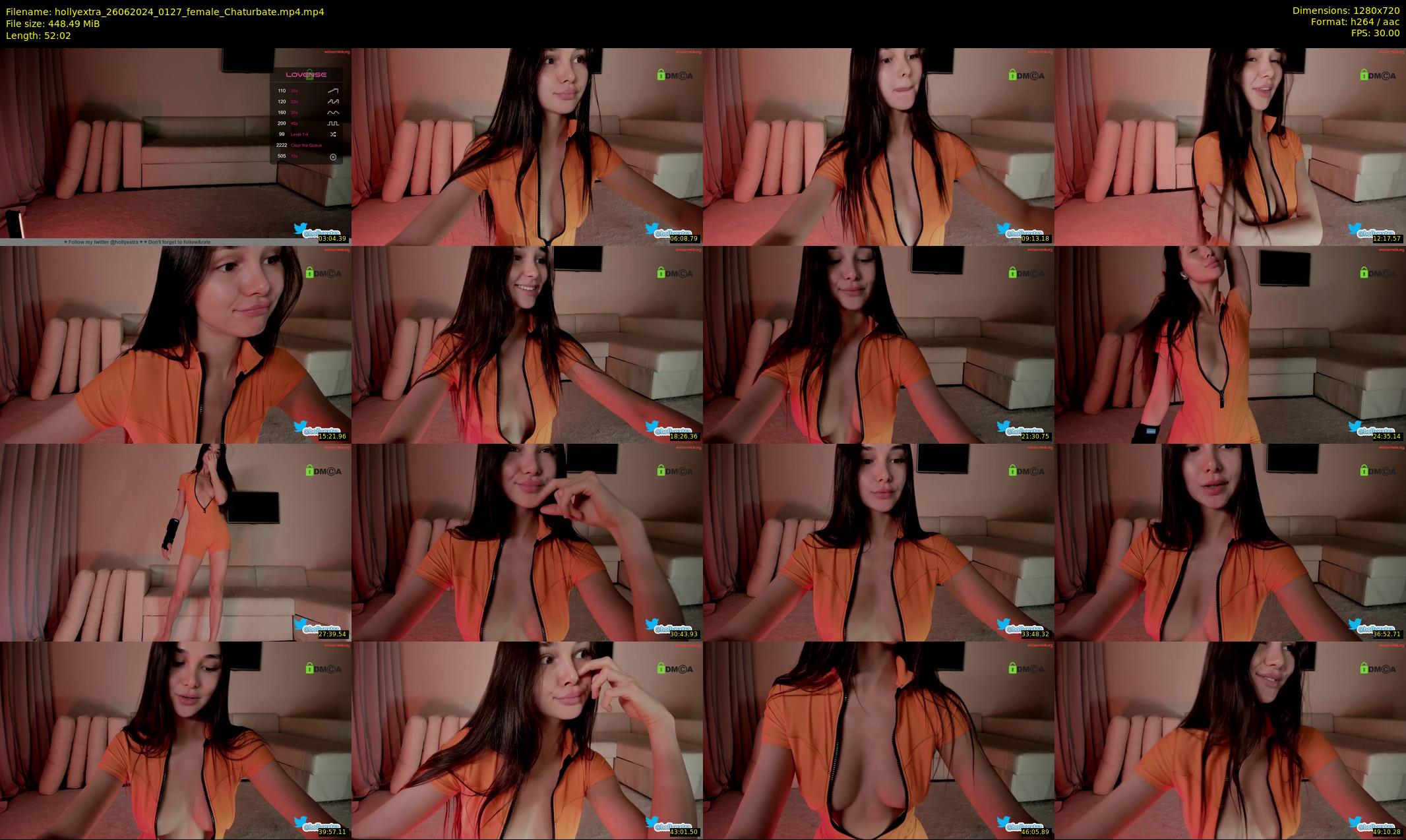 hollyextra — 53 minute Chaturbate female cam show recording, 720p, Jun 26, 2024