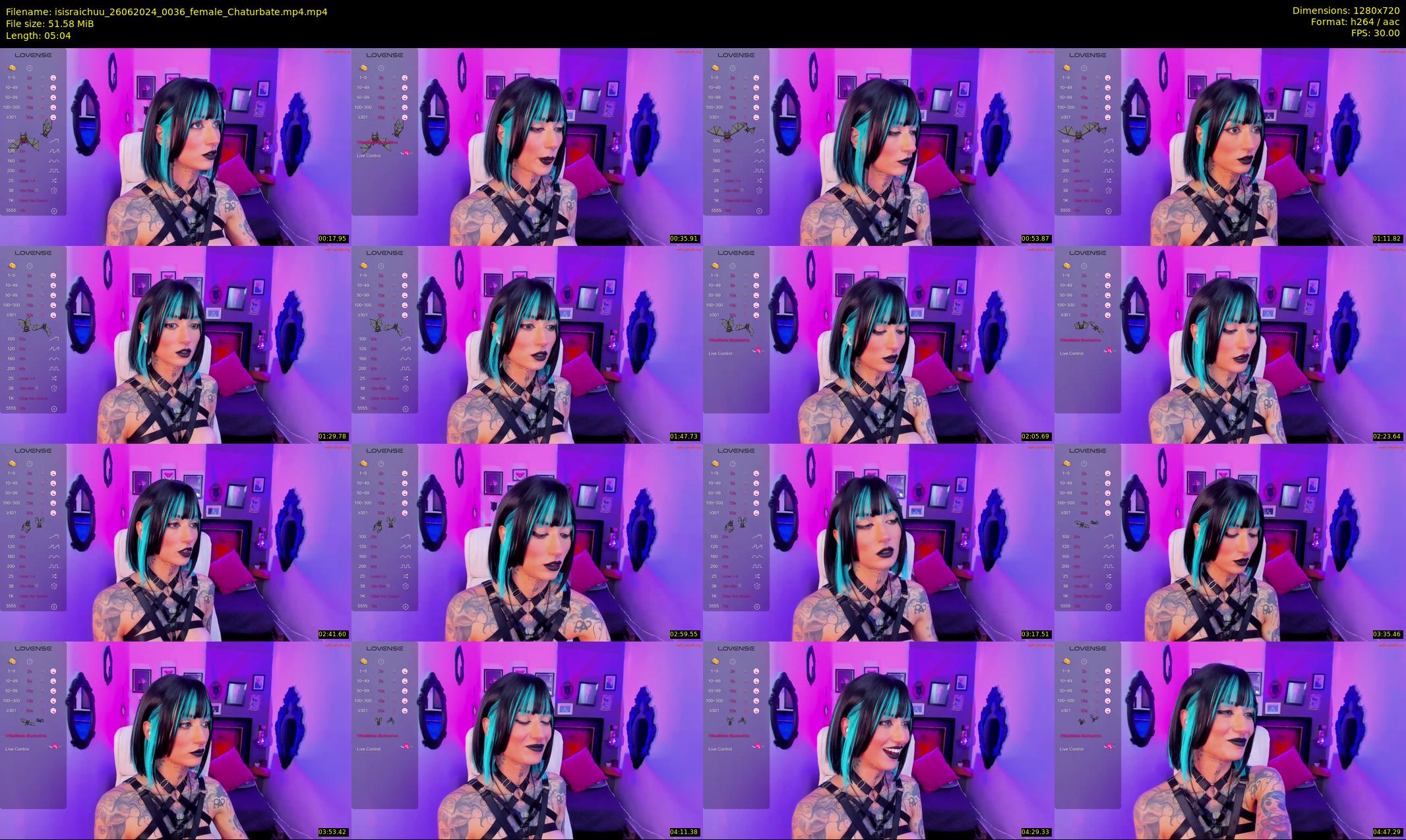 isisraichuu — 6 minute Chaturbate female cam show recording, 720p, Jun 26, 2024