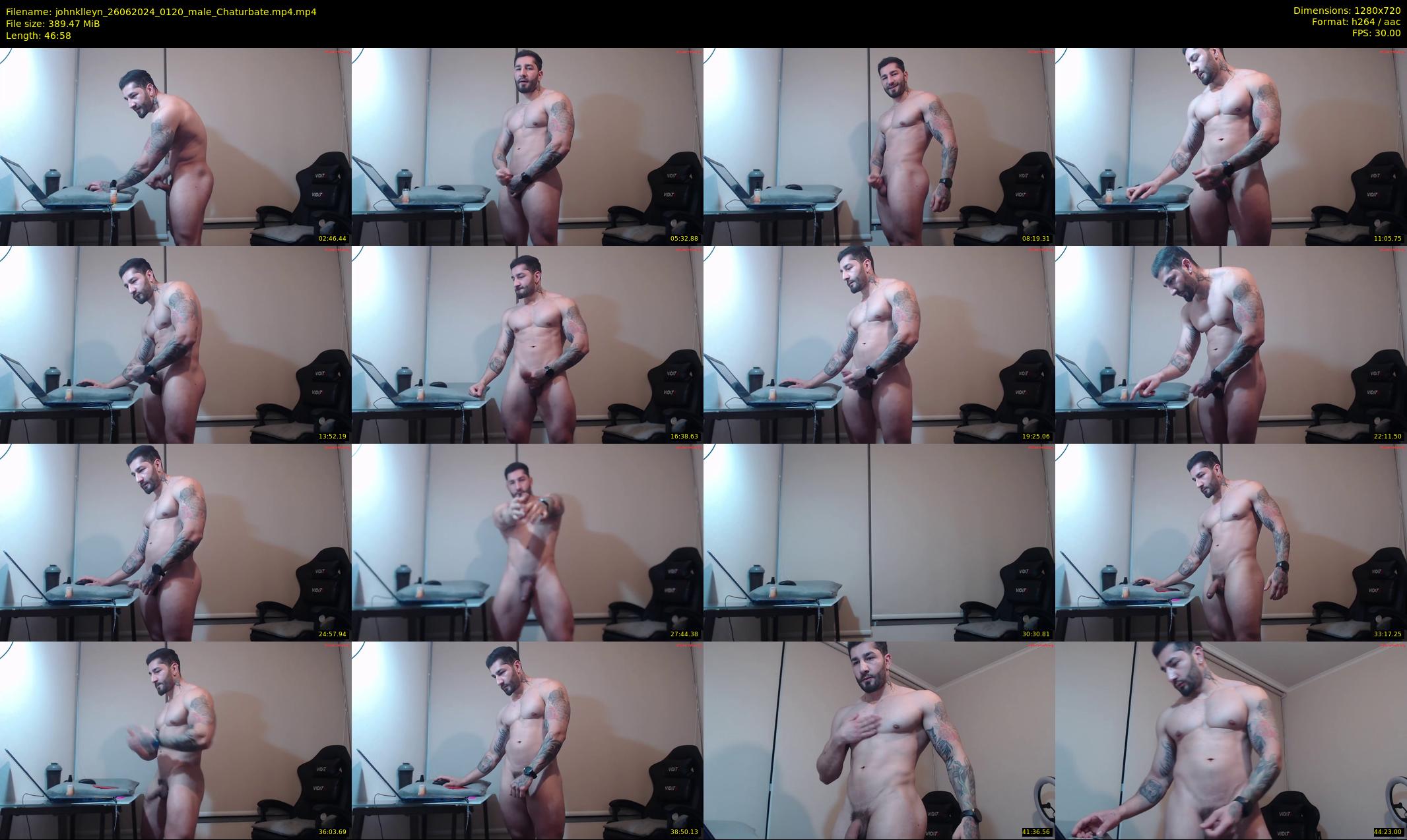 johnklleyn — 47 minute Chaturbate male cam show recording, 720p, Jun 26, 2024