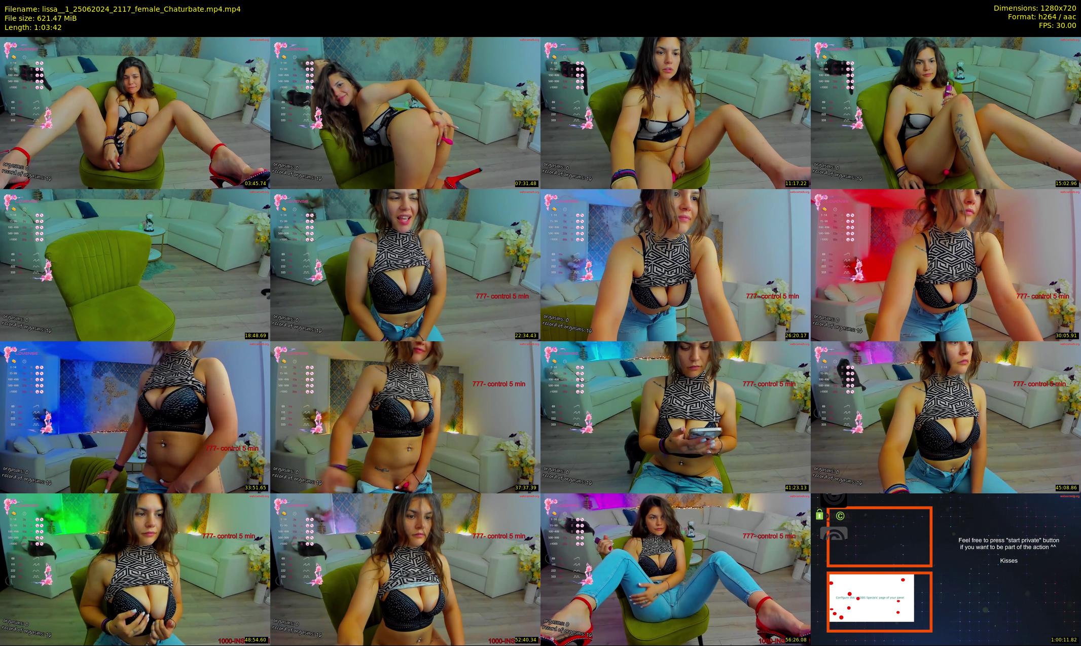 lissa__1 — 64 minute Chaturbate female cam show recording, 720p, Jun 25, 2024