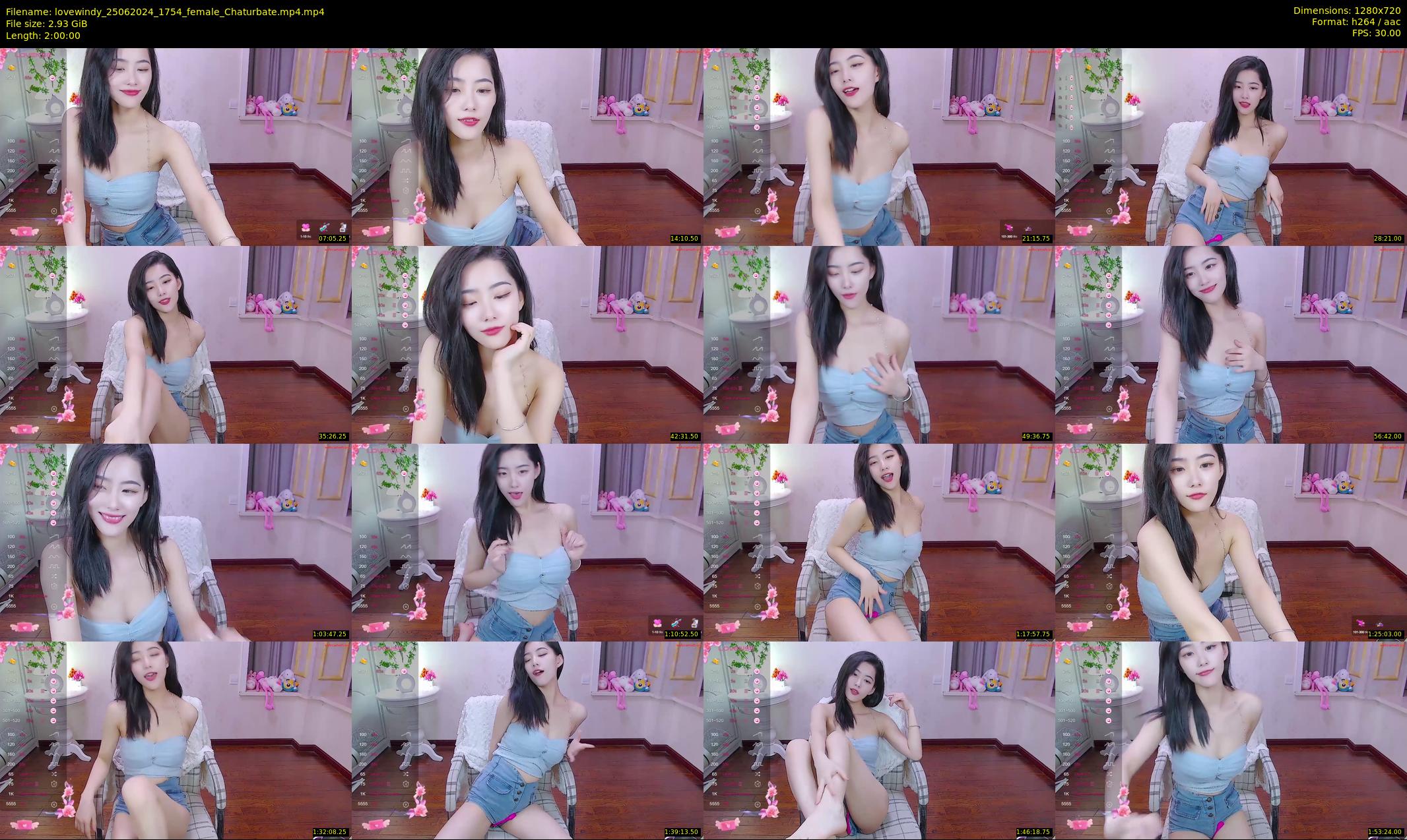 lovewindy — 120 minute Chaturbate female cam show recording, 720p, Jun 25, 2024