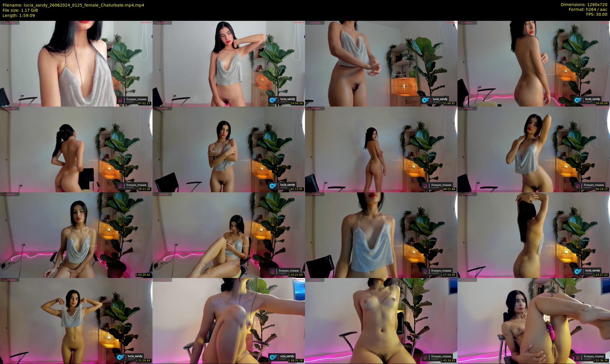 lucia_sandy — 120 minute Chaturbate female cam show recording, 720p, Jun 26, 2024