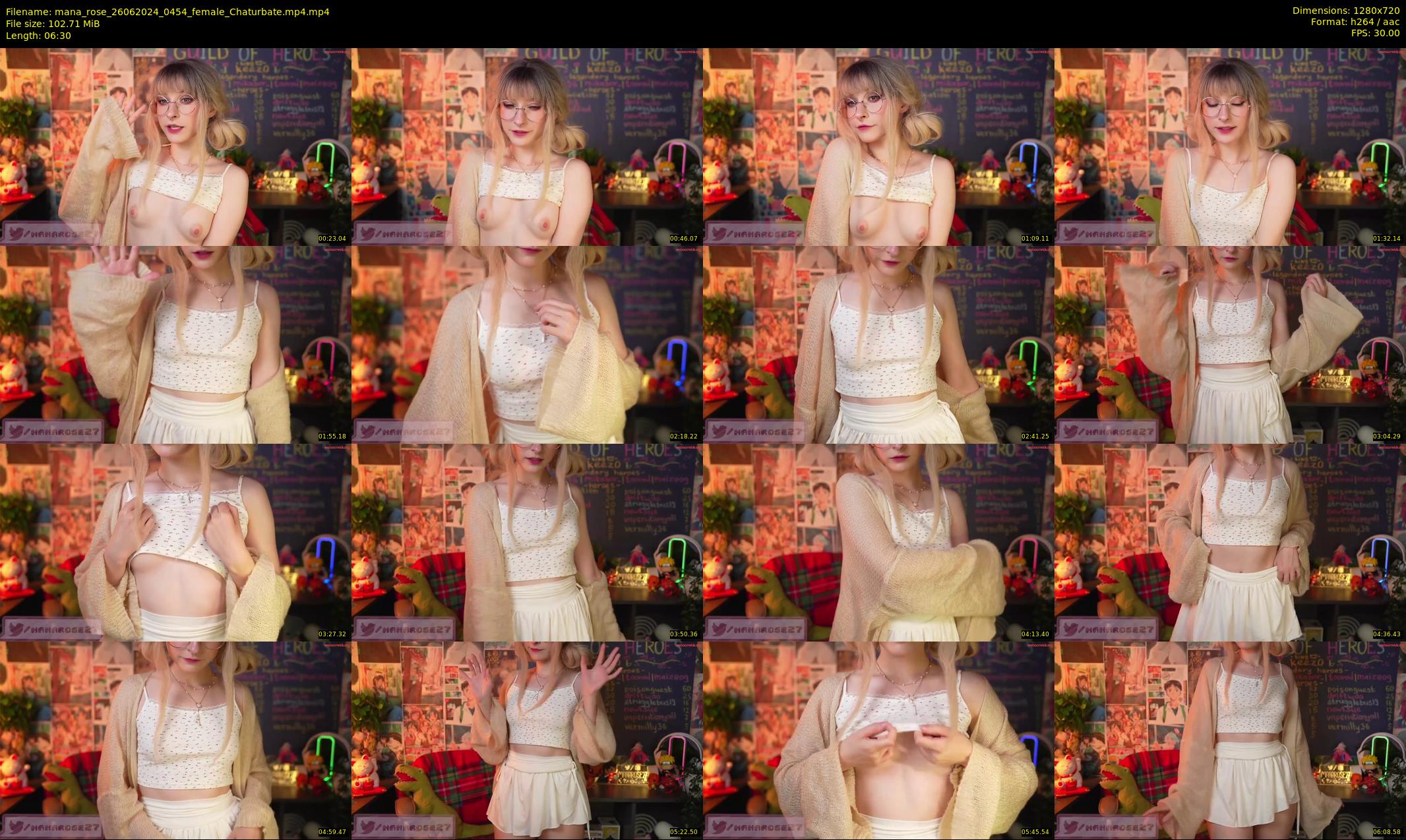 mana_rose — 7 minute Chaturbate female cam show recording, 720p, Jun 26, 2024