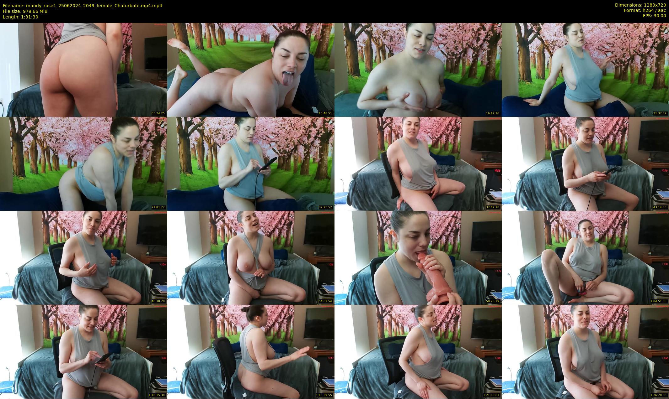 mandy_rose1 — 92 minute Chaturbate female cam show recording, 720p, Jun 25, 2024