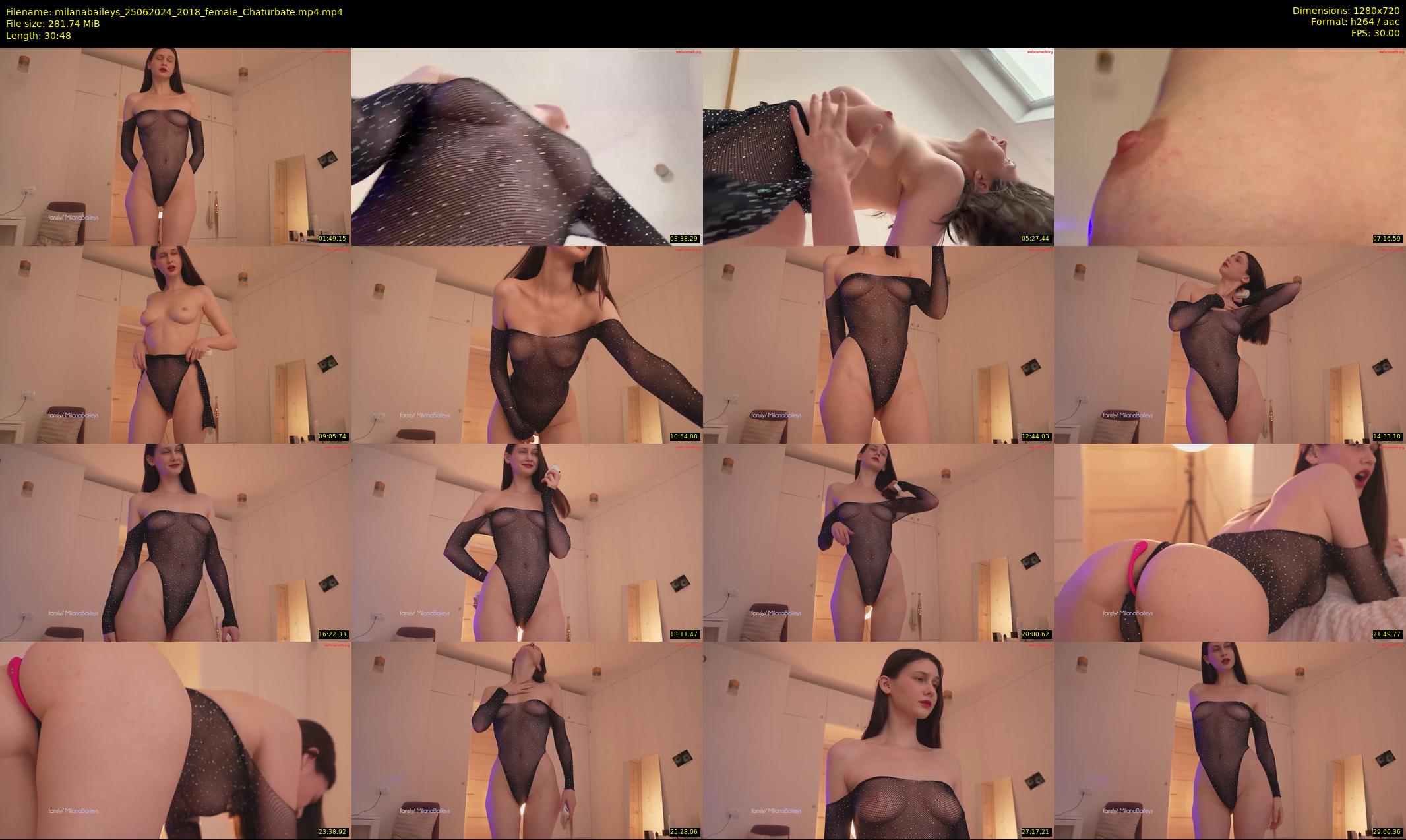 milanabaileys — 31 minute Chaturbate female cam show recording, 720p, Jun 25, 2024