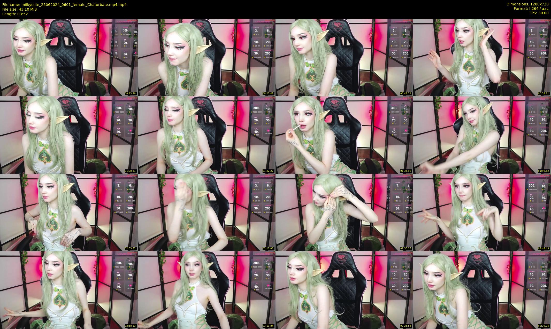 milkycute — 4 minute Chaturbate female cam show recording, 720p, Jun 25, 2024