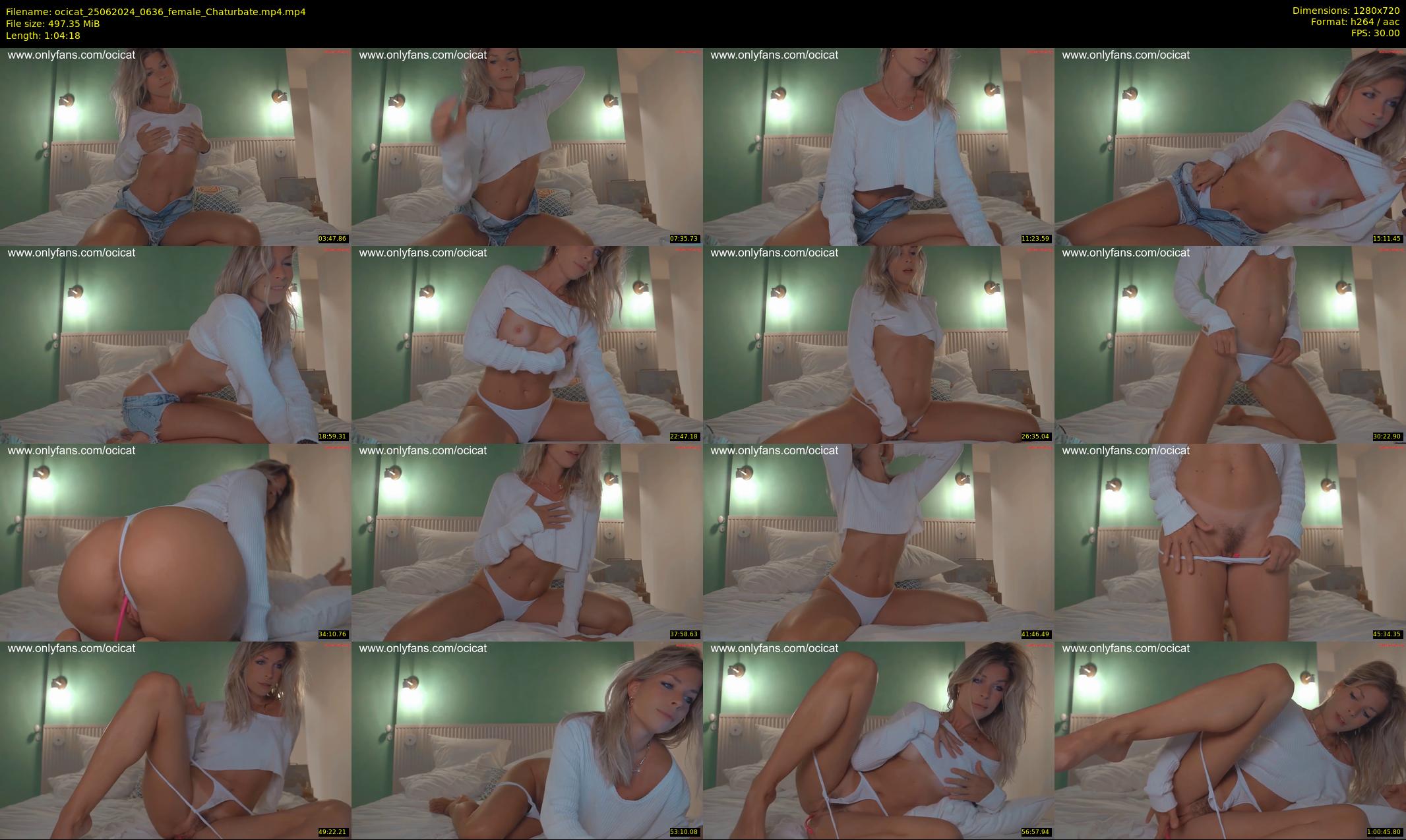 ocicat — 65 minute Chaturbate female cam show recording, 720p, Jun 25, 2024