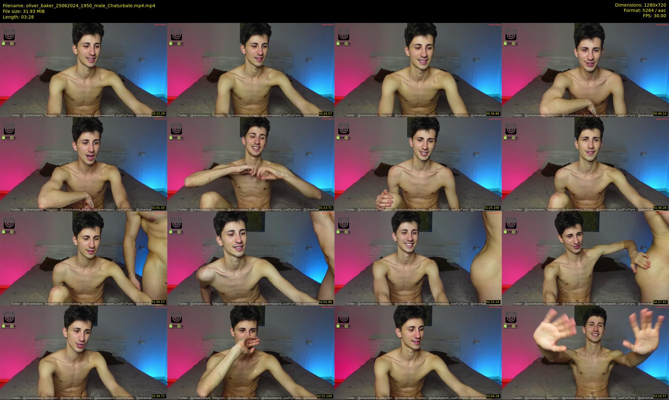oliver_baker — 4 minute Chaturbate male cam show recording, 720p, Jun 25, 2024